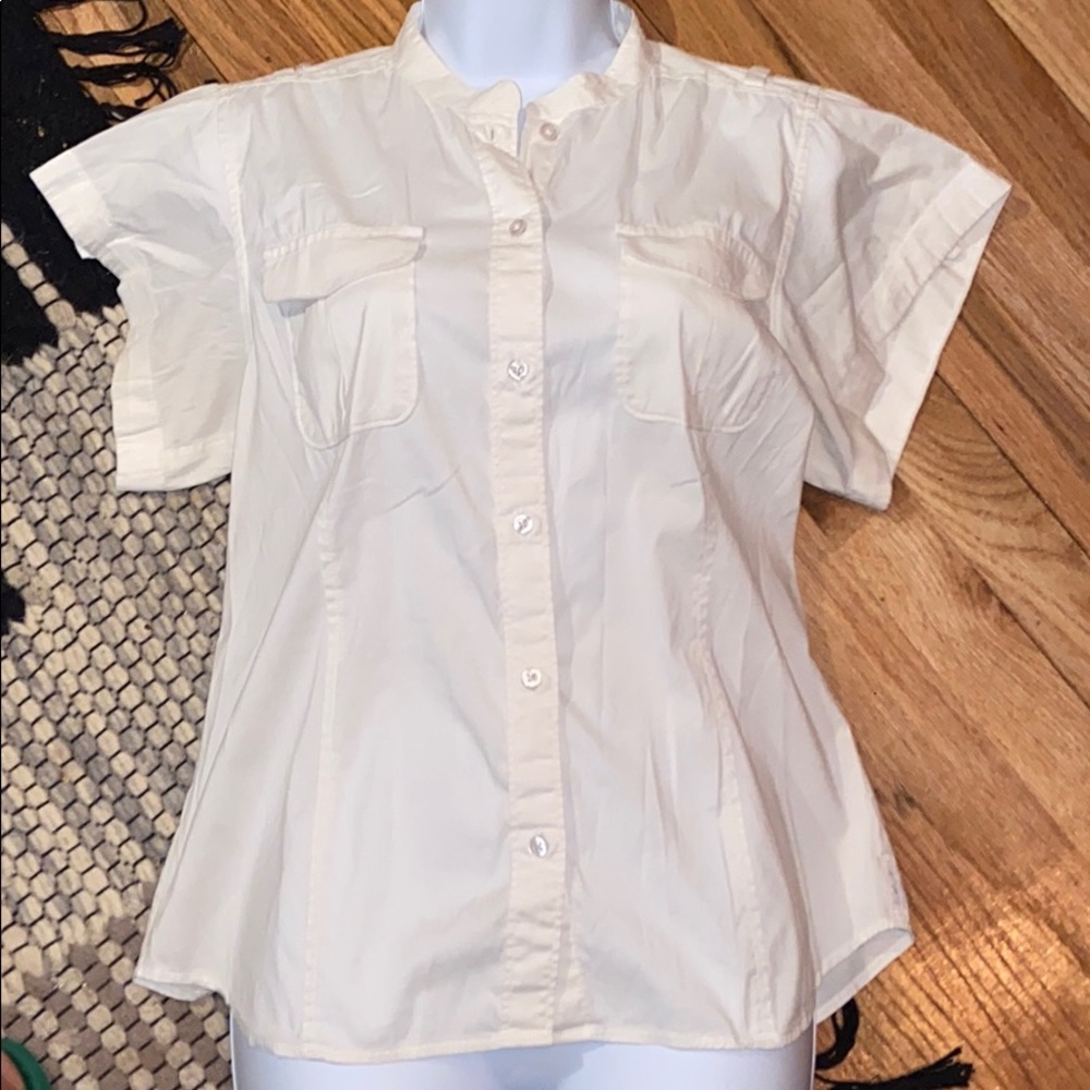 ARMANI EXCHANGE! Crisp White Shirt.